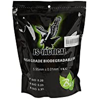 Los mejores  - 5000 bolsa bio bola de airsoft biodegradables 6 mm 0-20 gramos js-táctico